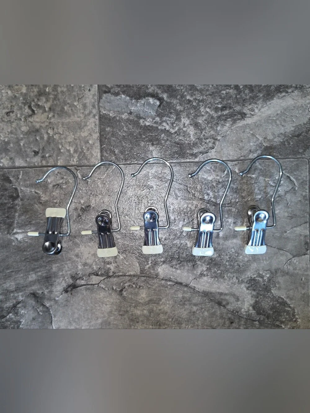5pk Universal Metal Clip Hangers for Leggings, Pants, Etc BNIB